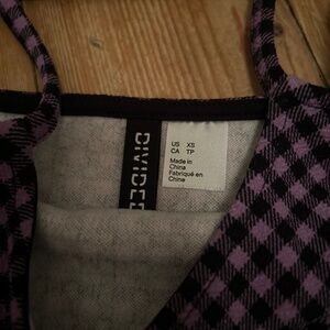 Black and purple dress from H&M